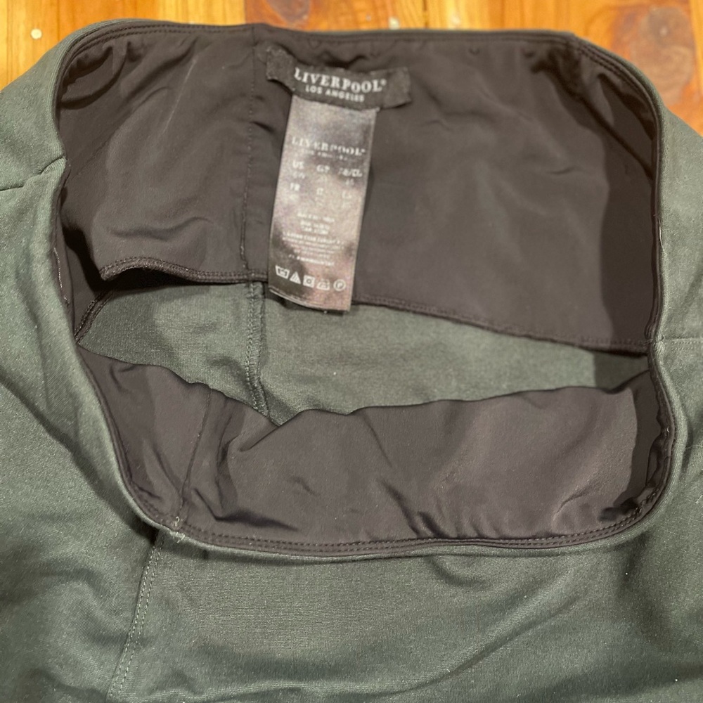 Dark green body-con Liverpool brand knee length skirt
